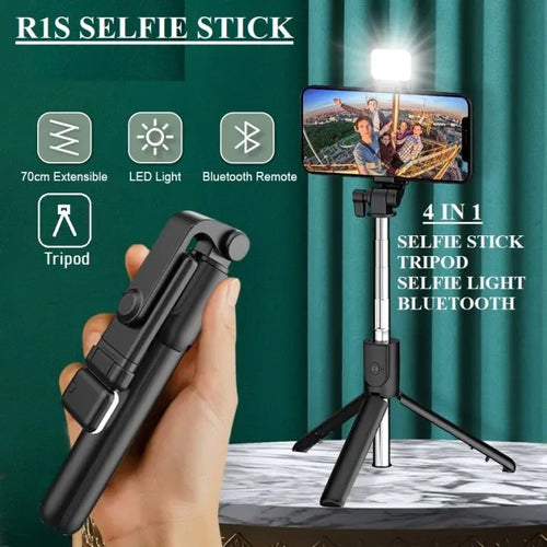 4 in 1 Wireless Tripod Selfie Stick Starlite Saudia